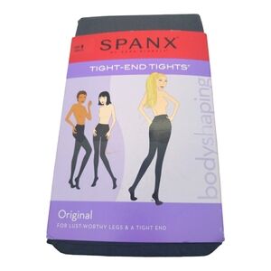 SPANX Tight End Tights New in Packaging Size B Graphite Retail $28
